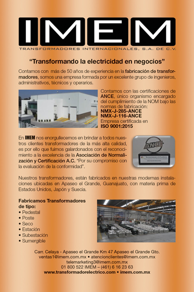 Transformadores IMEM Internacionales