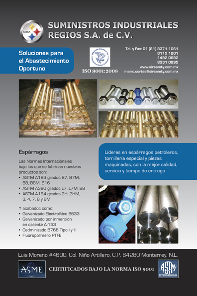 SIRSA Suministros Industriales Regios